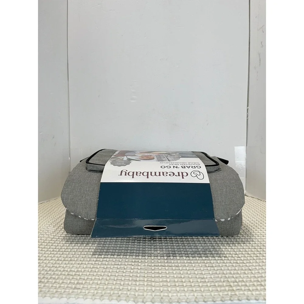Dreambaby Grab N Go Booster Seat PortableTravel High Chair Grey Black Sealed NEW